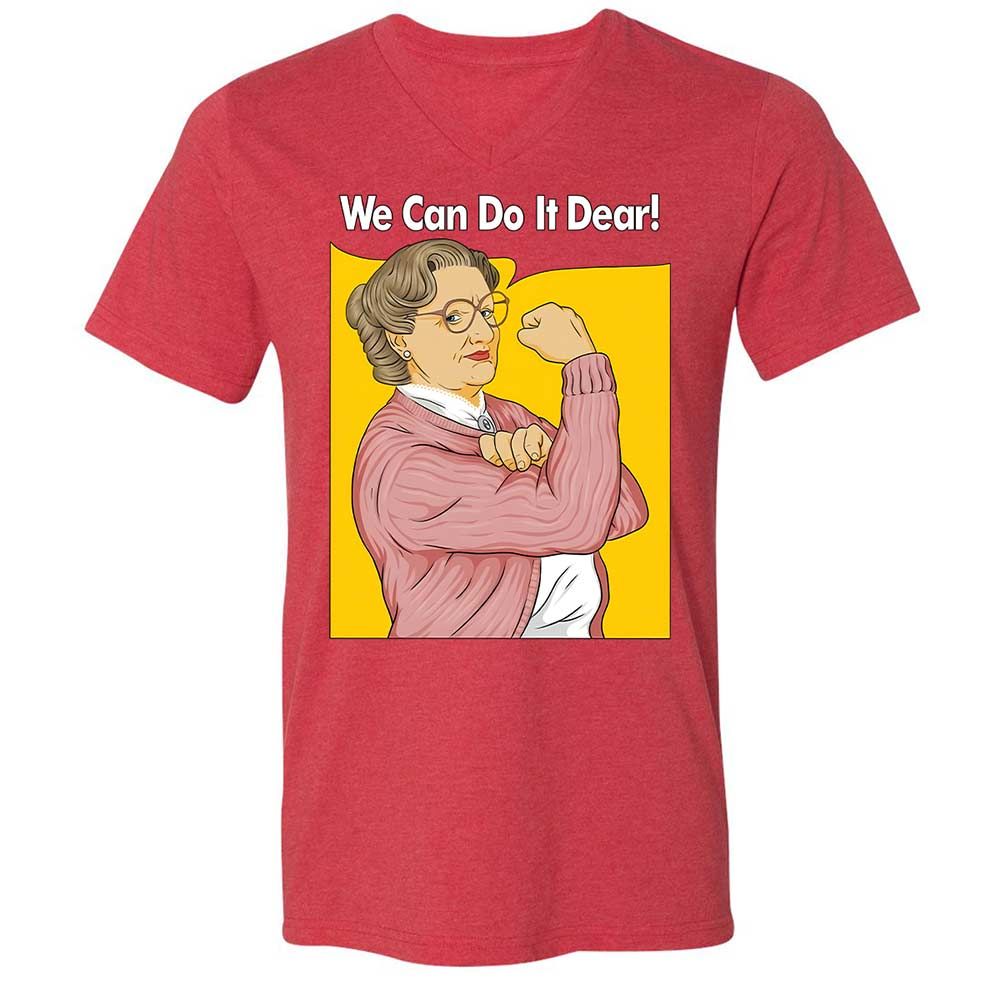 We Can Do It Dear - Heather Red - 7