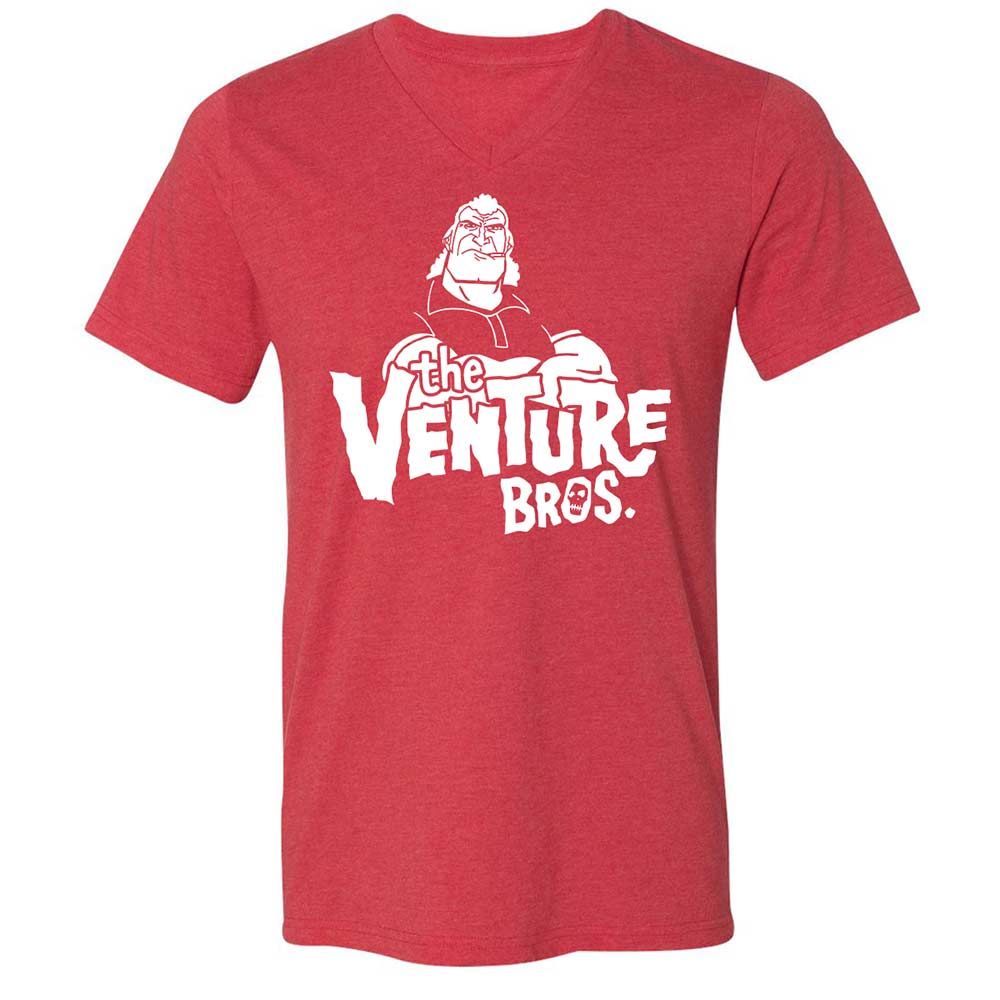 Unisex V-Neck T-Shirt - PW4LSEQ9 - Heather Red - 7