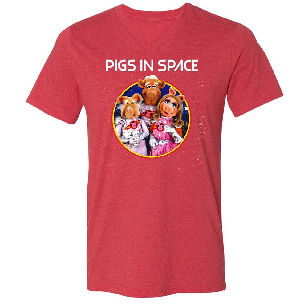 Pigs In Space - Heather Red - 7