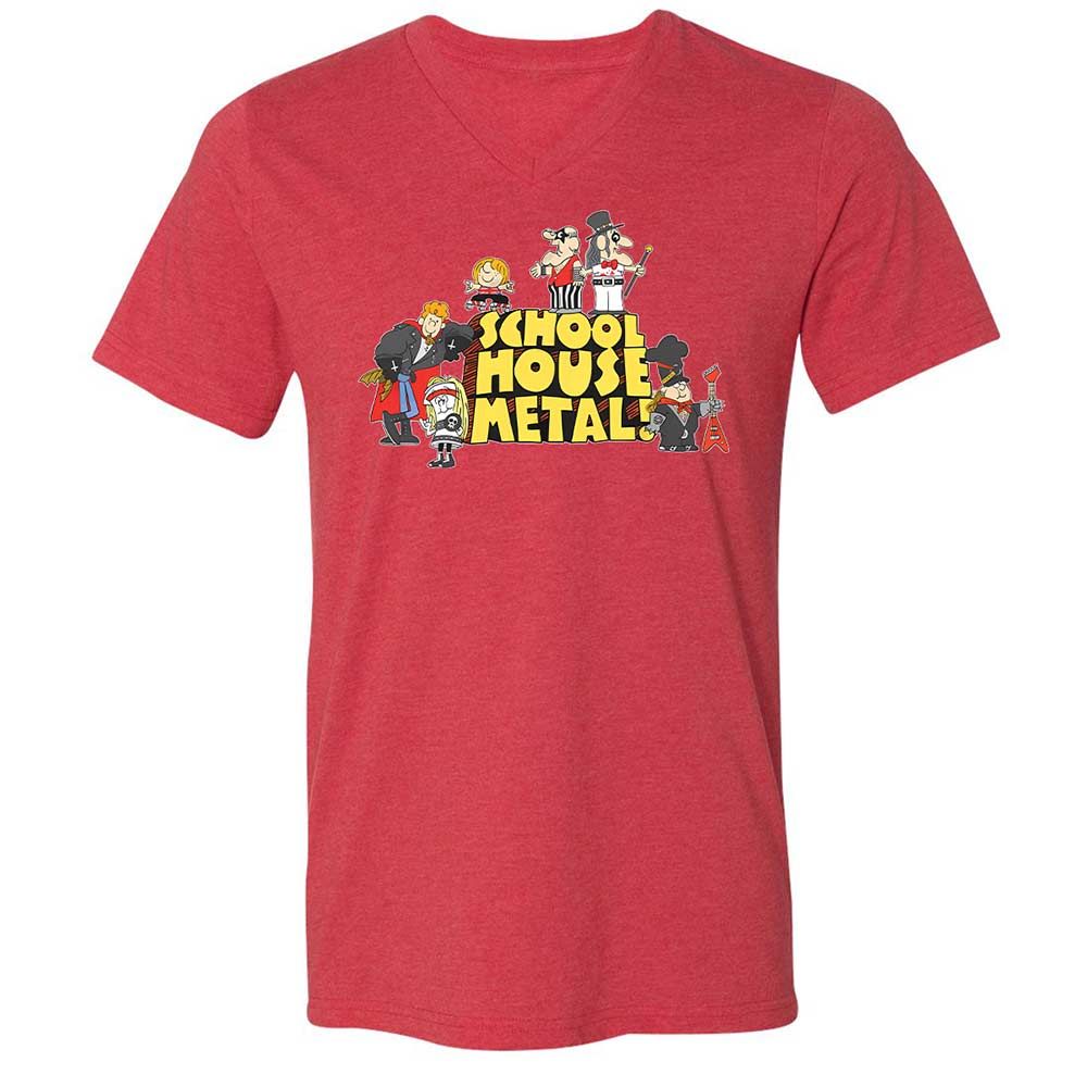 School House Metal - Heather Red - 7
