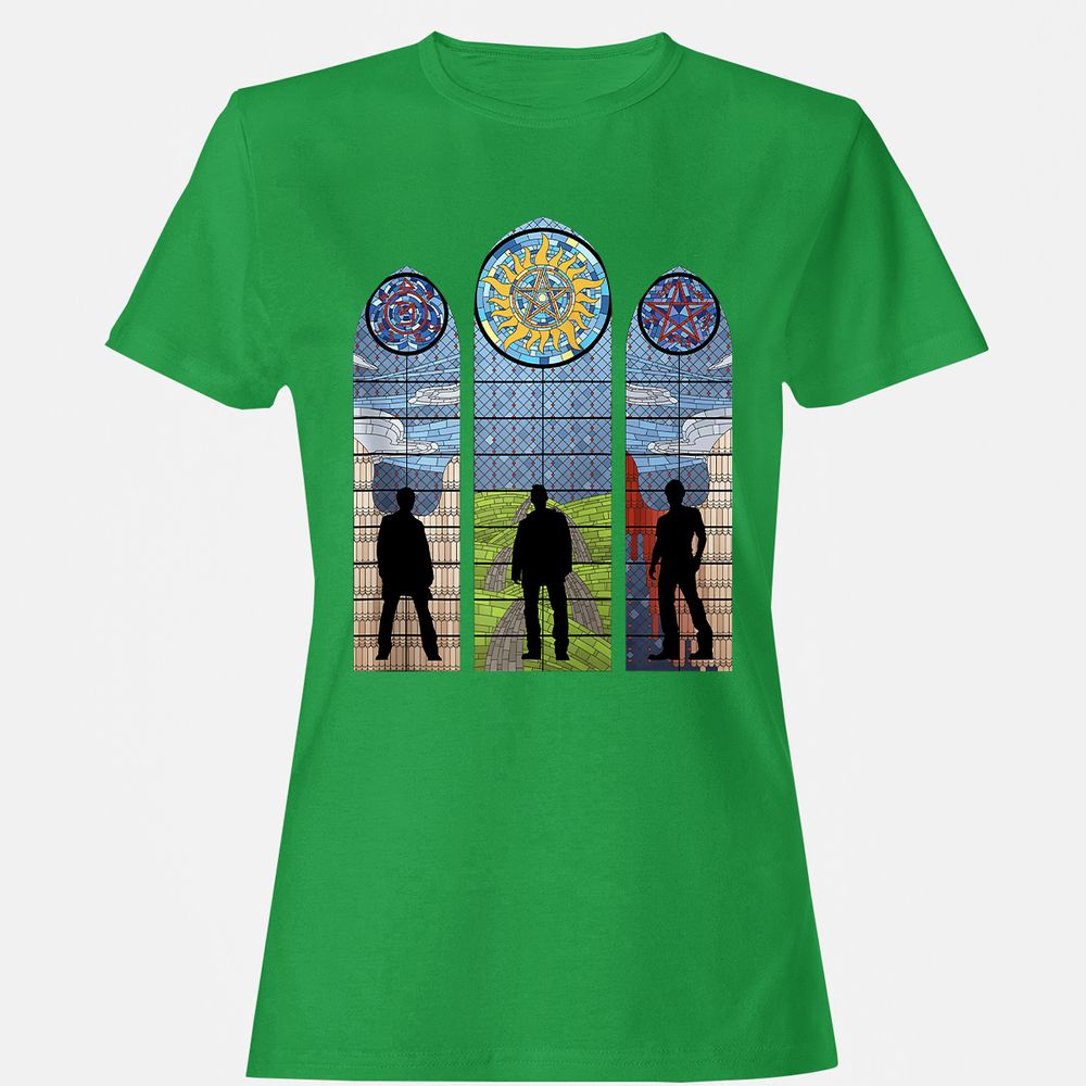 Women's T-Shirt - J7XWSB6Y - Irish Green - 7