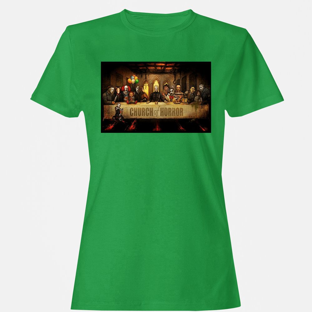 Women's T-Shirt - BZX9RVZU - Irish Green - 7