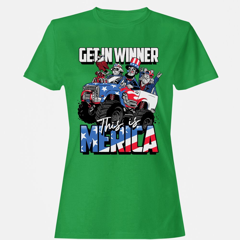 Women's T-Shirt - 8DZBFXCS - Irish Green - 7