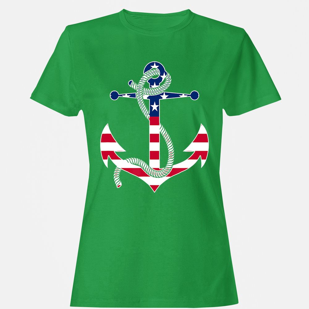 Women's T-Shirt - RRE6YGUL - Irish Green - 7