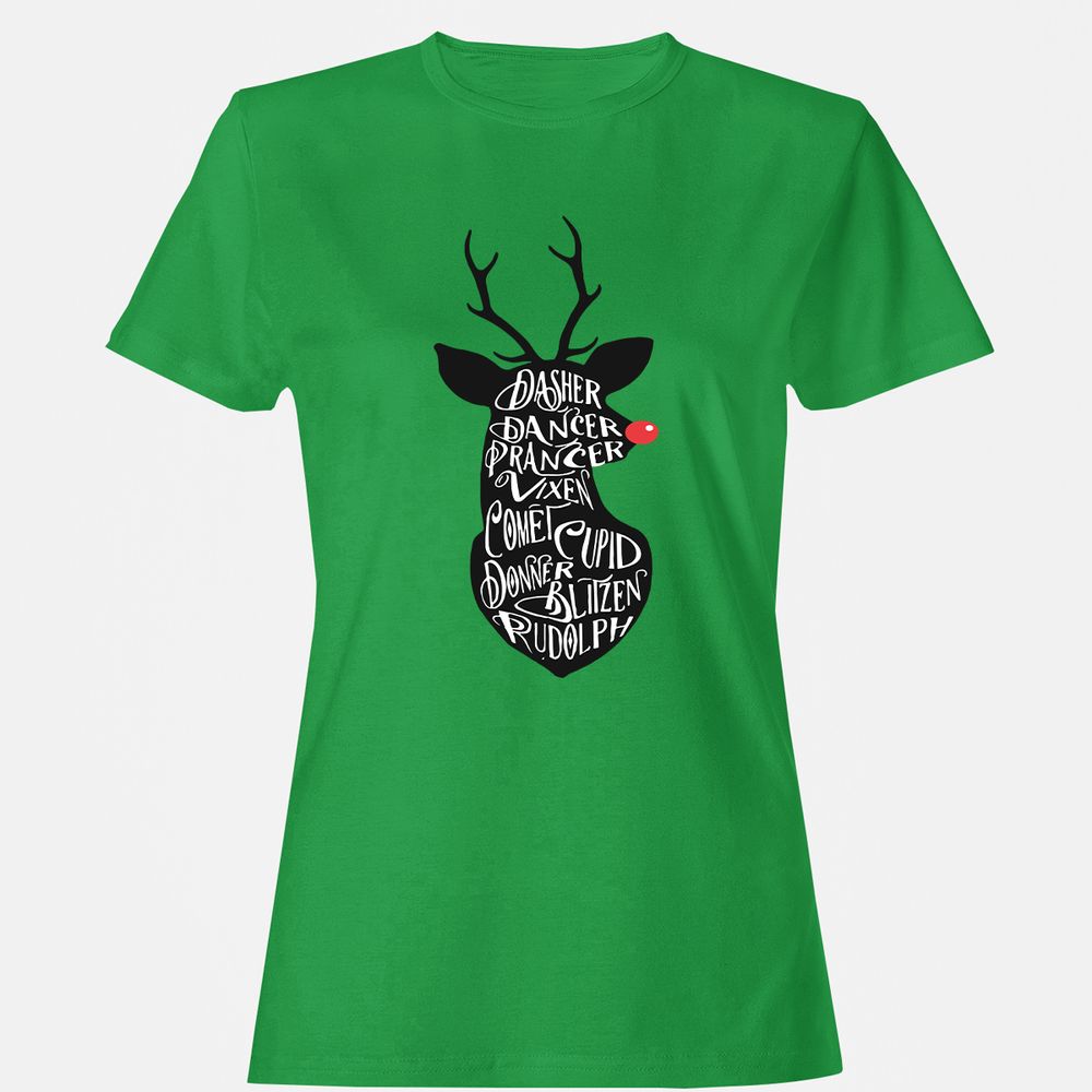 Women's T-Shirt - 514HCCUU - Irish Green - 7