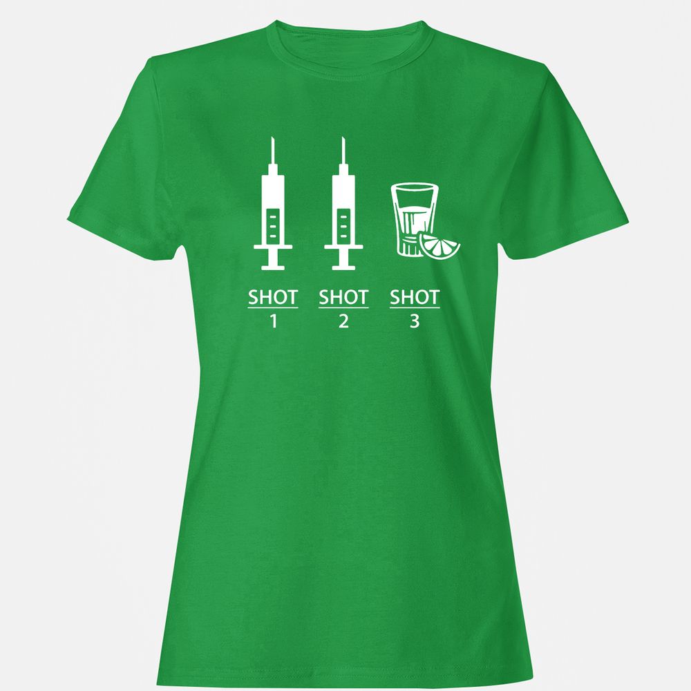 Women's T-Shirt - MXQSQJR2 - Irish Green - 7