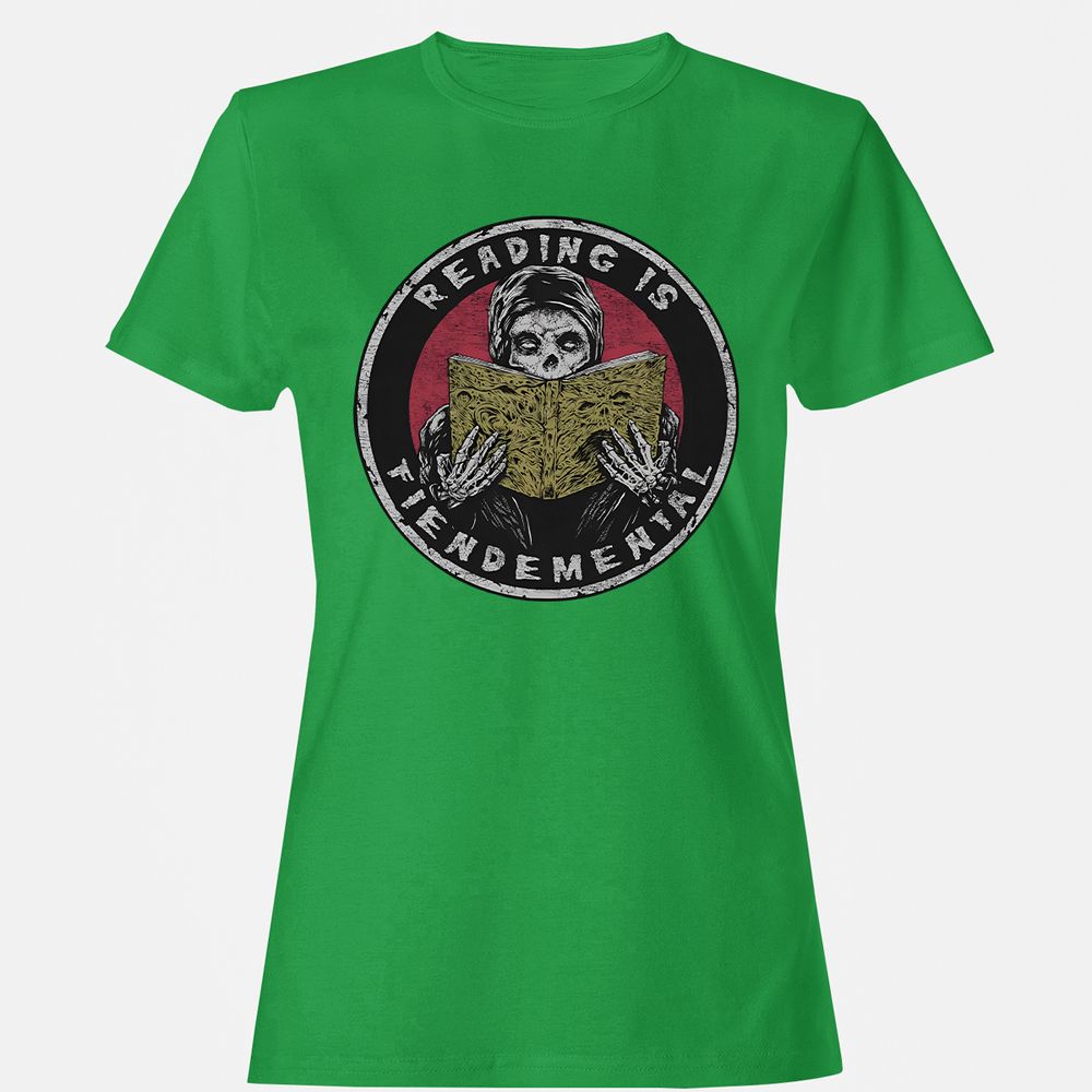Reading Is Fiendemental - Irish Green - 7