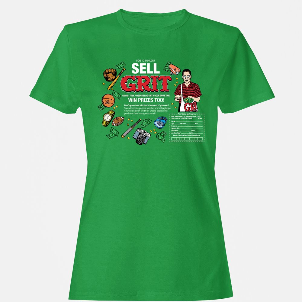 Women's T-Shirt - 277B88NU - Irish Green - 7