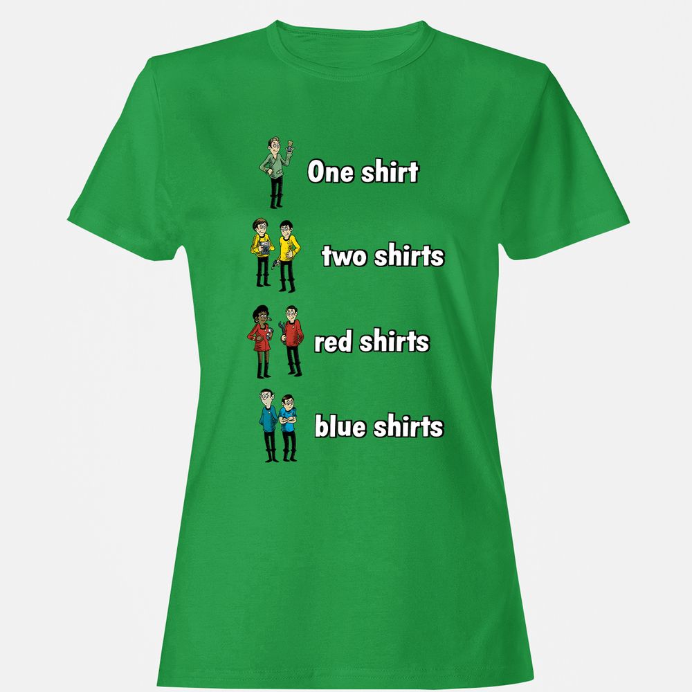 Women's T-Shirt - LC9G9EJ4 - Irish Green - 7