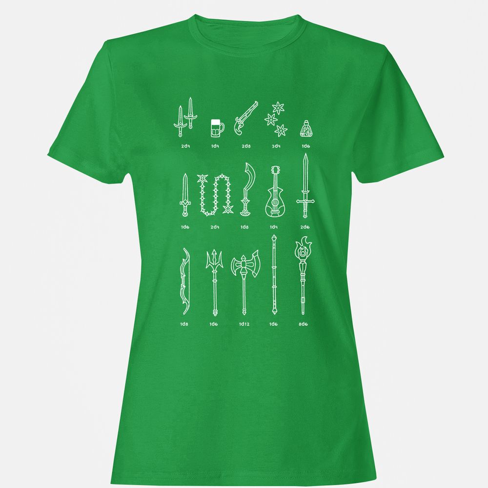 Women's T-Shirt - HZZAWJKM - Irish Green - 7
