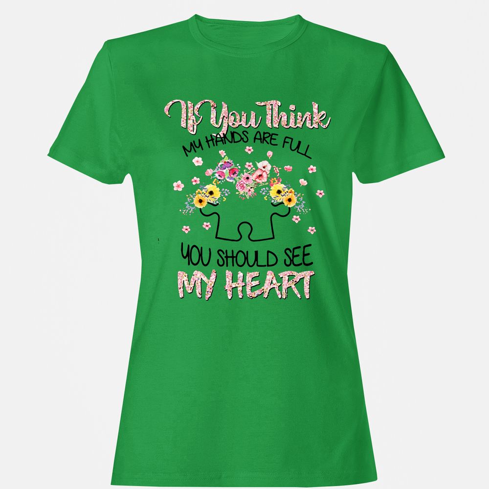 Women's T-Shirt - 1KYVQDDQ - Irish Green - 7