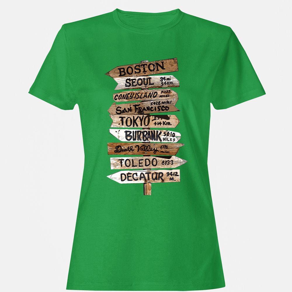 Women's T-Shirt - VGWEPE44 - Irish Green - 7