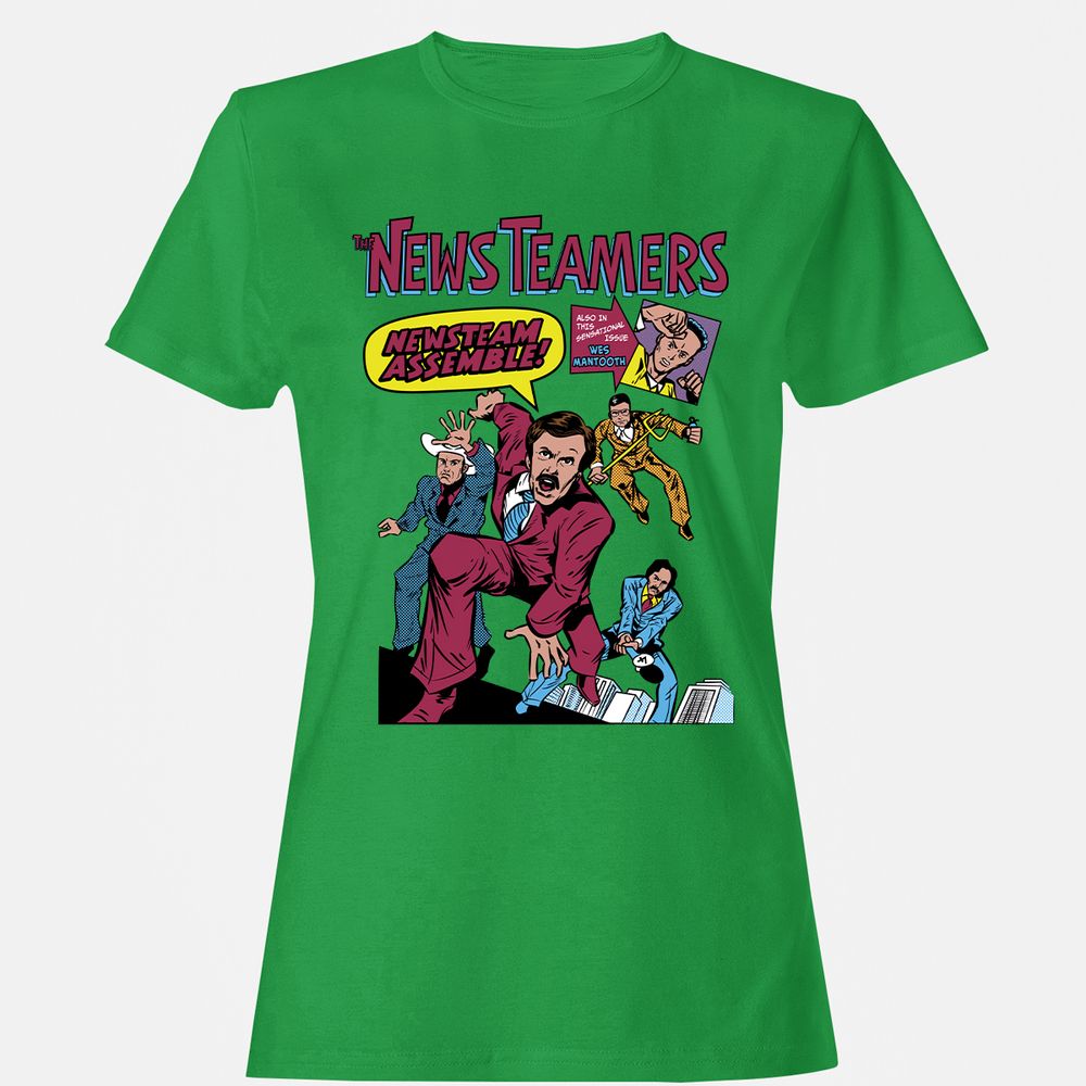 Women's T-Shirt - 8PPYDQF2 - Irish Green - 7