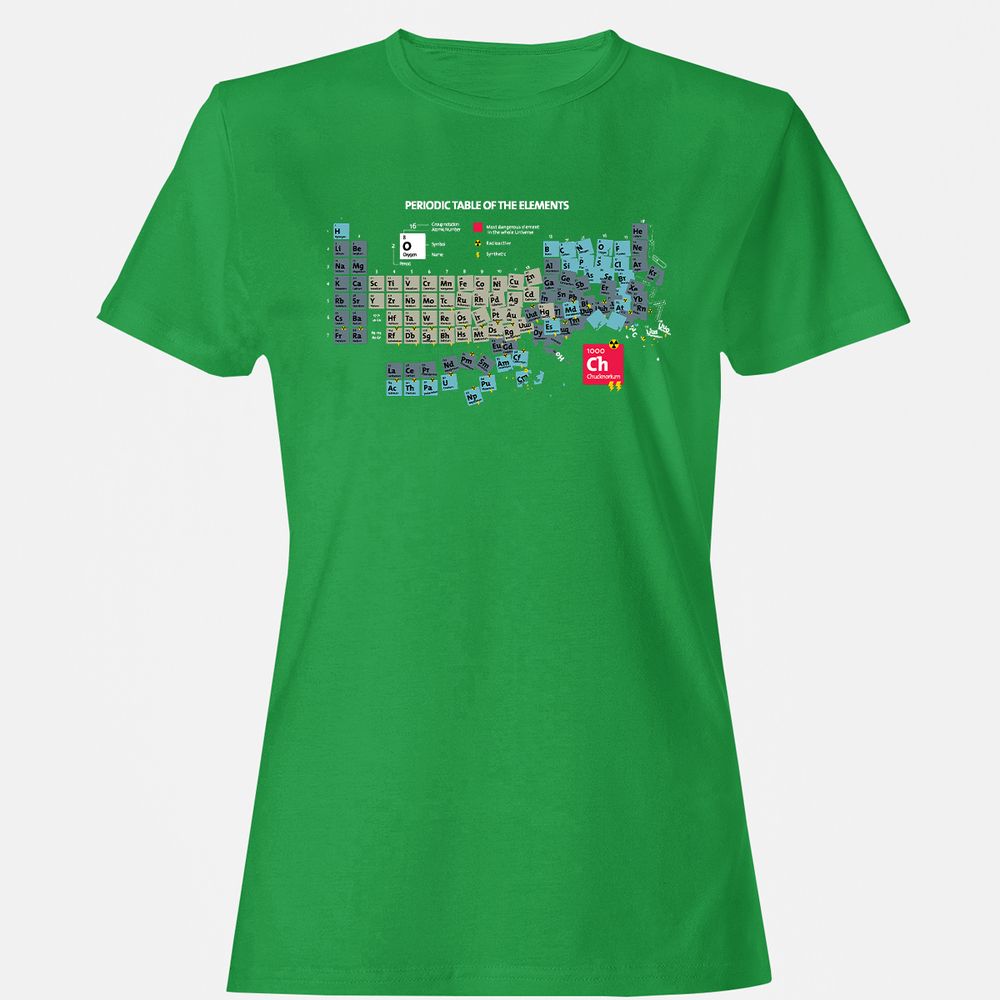 Women's T-Shirt - C1DZ6GQR - Irish Green - 7