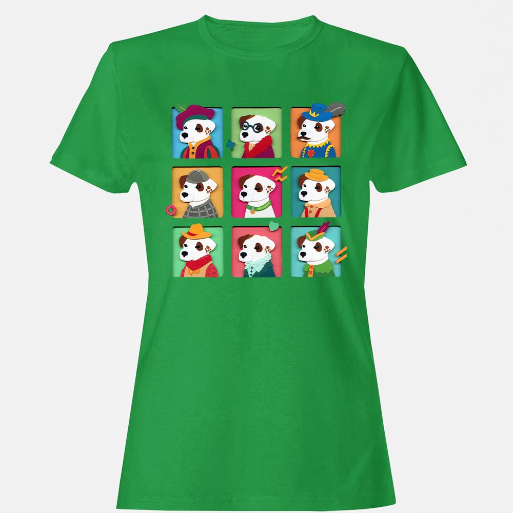 Women's T-Shirt - 916FX9DK - Irish Green - 7