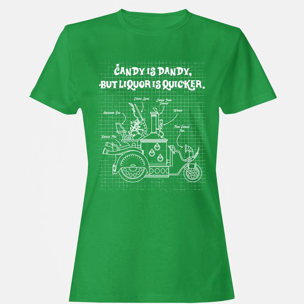 Women's T-Shirt - 11QSFSF2 - Irish Green - 7