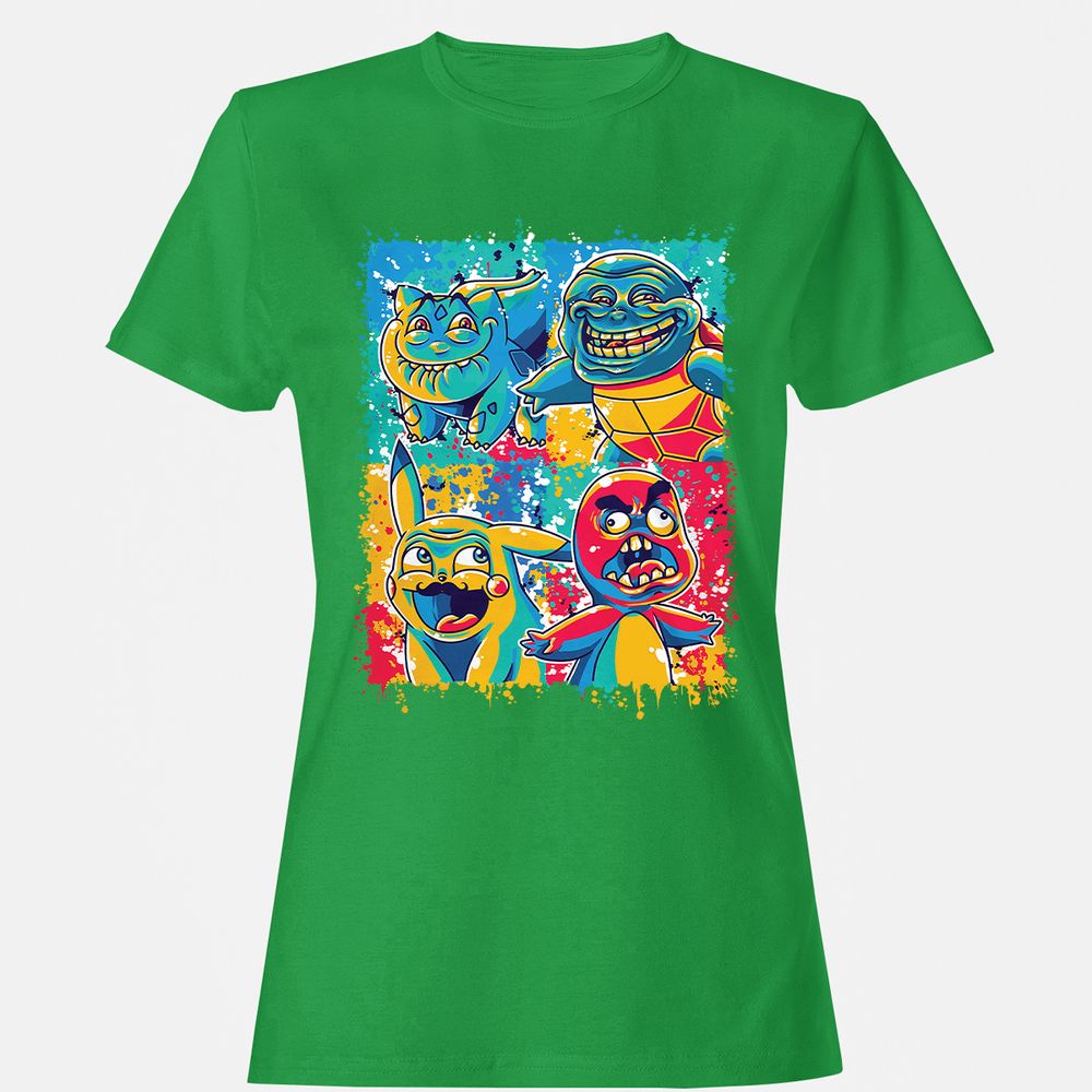 Women's T-Shirt - 7QLUWNXU - Irish Green - 7