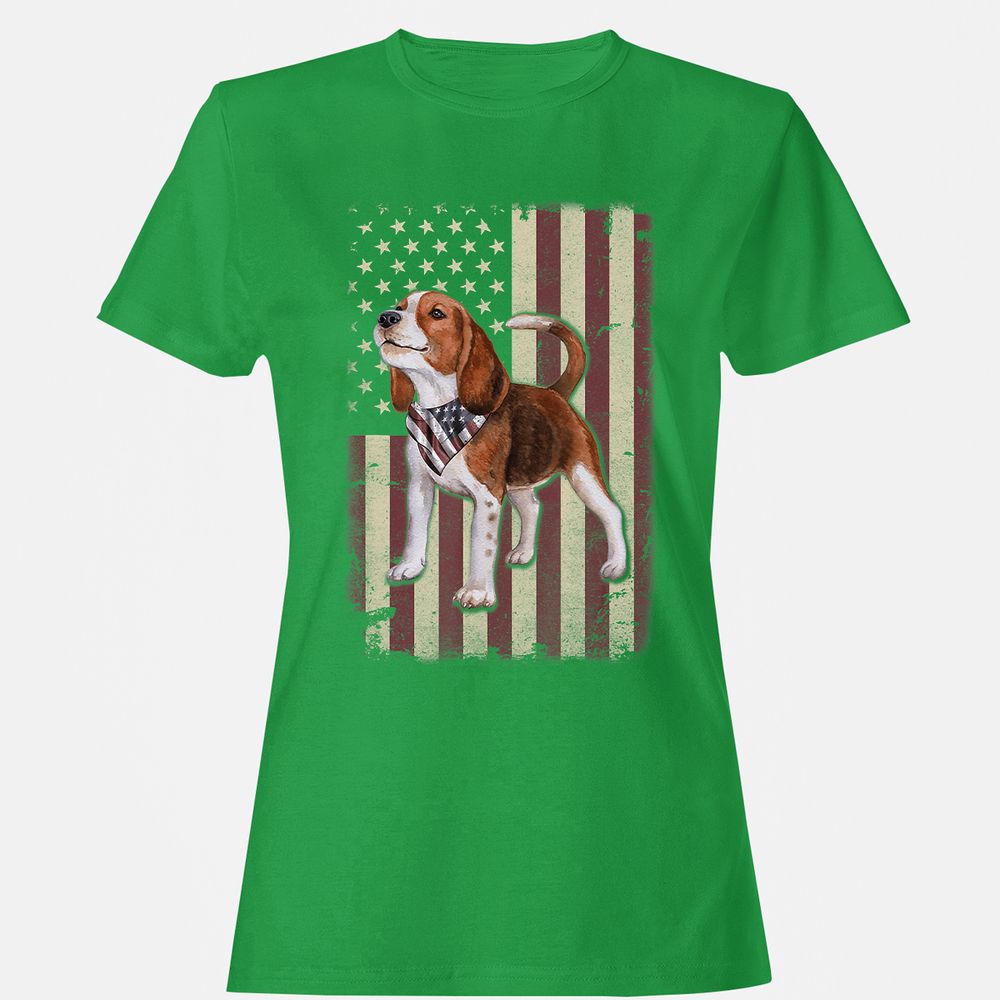 Women's T-Shirt - U7B8VL9V - Irish Green - 7