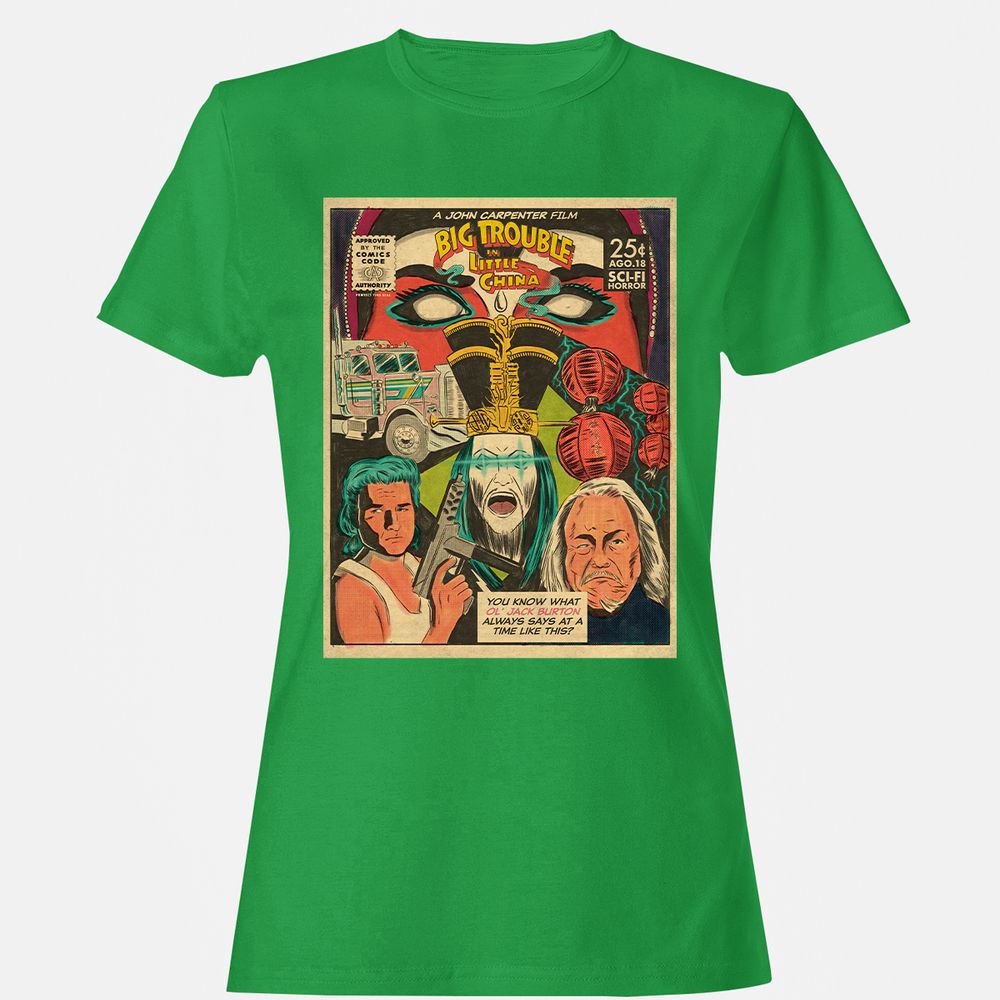 Women's T-Shirt - CTGU2KLP - Irish Green - 7