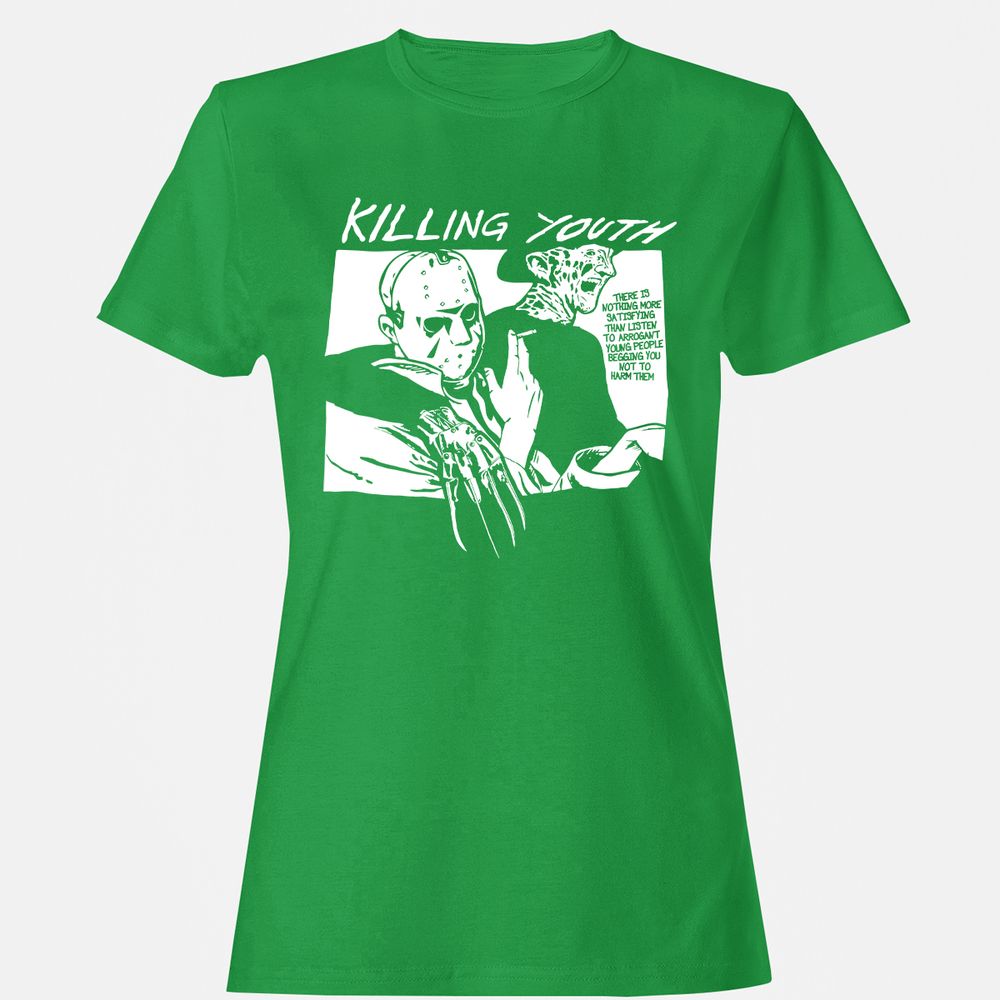 Women's T-Shirt - Q73ELZH3 - Irish Green - 7