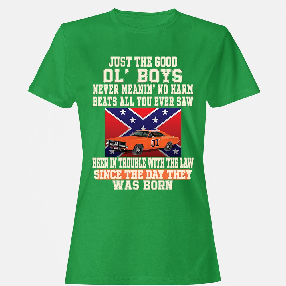 Women's T-Shirt - Z9G89LSP - Irish Green - 7
