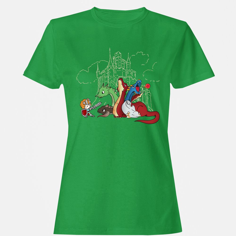 Women's T-Shirt - WAJ6BS4S - Irish Green - 7