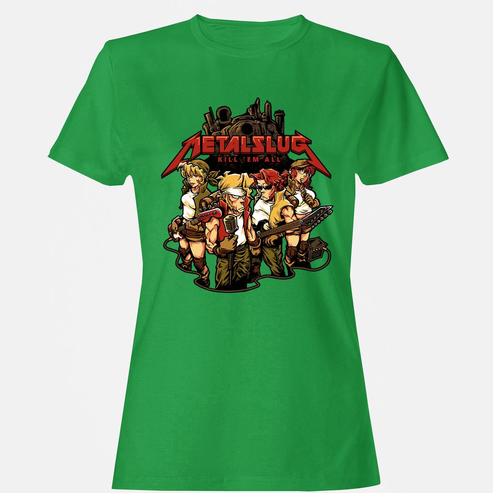 Women's T-Shirt - 6LNS31JZ - Irish Green - 7