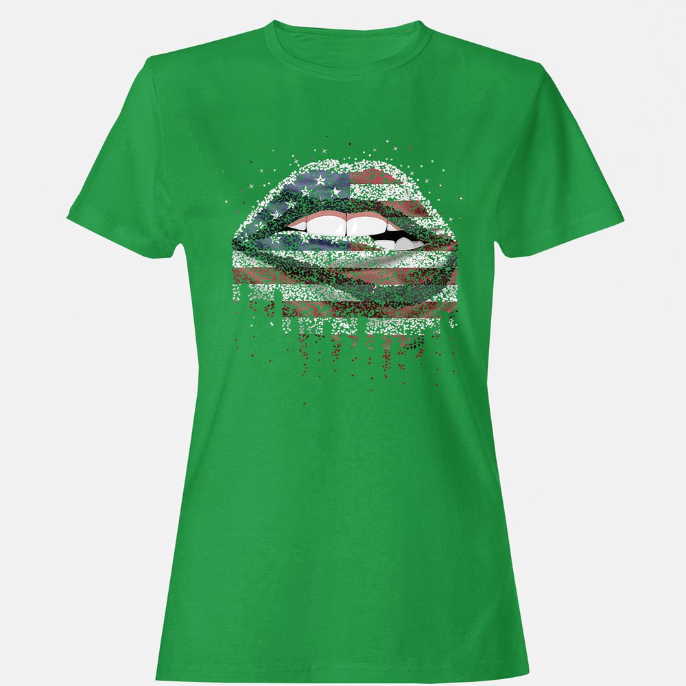 Women's T-Shirt - Y9HYQBZR - Irish Green - 7