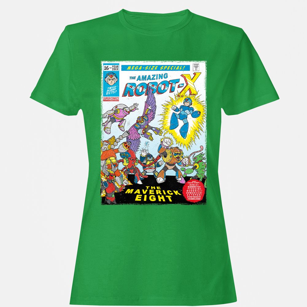 Women's T-Shirt - AJMJFKAA - Irish Green - 7