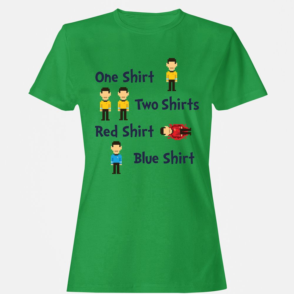Red Shirt, Blue Shirt - Irish Green - 7