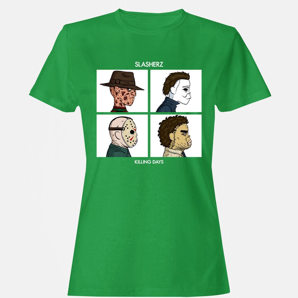 Women's T-Shirt - Q2RBXRFU - Irish Green - 7