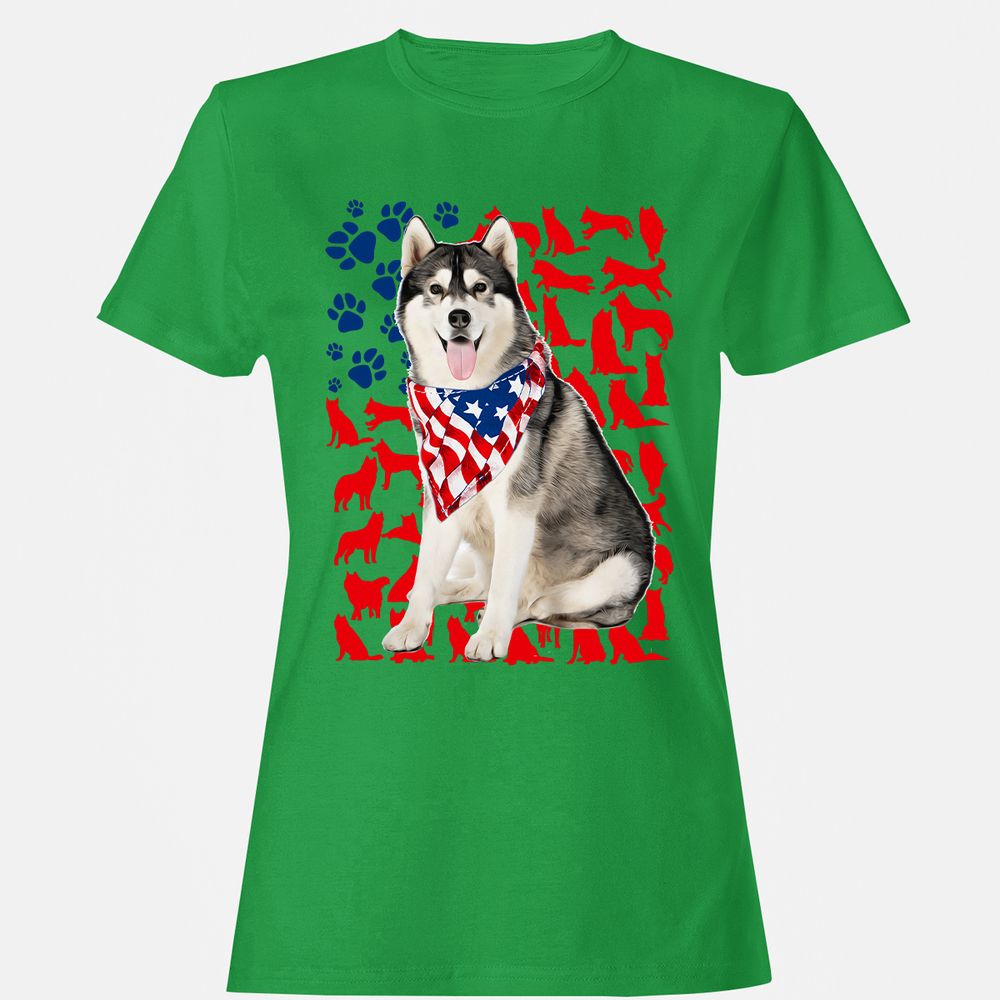 Women's T-Shirt - F6BKQ3DD - Irish Green - 7