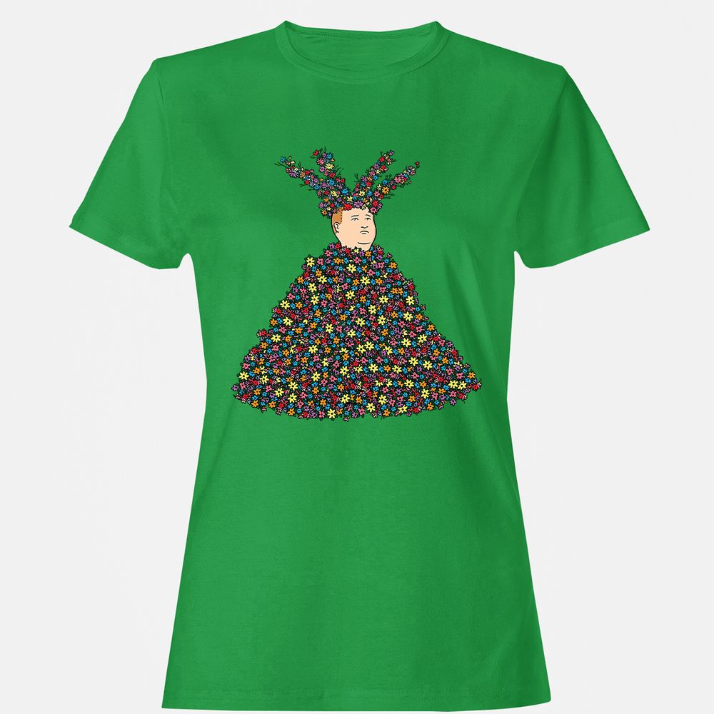 Women's T-Shirt - U4FZDN7N - Irish Green - 7