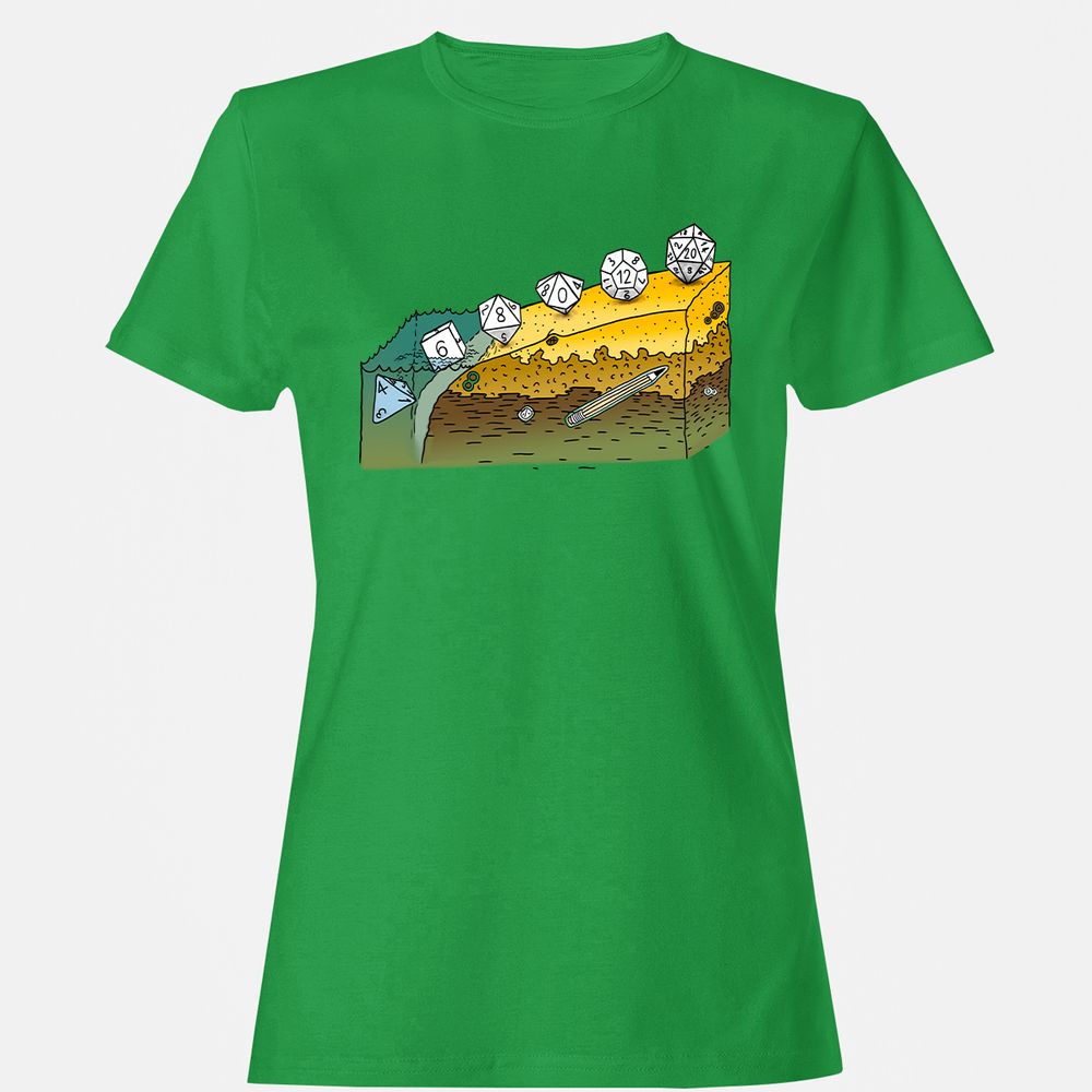 Women's T-Shirt - A1AQYJ8U - Irish Green - 7