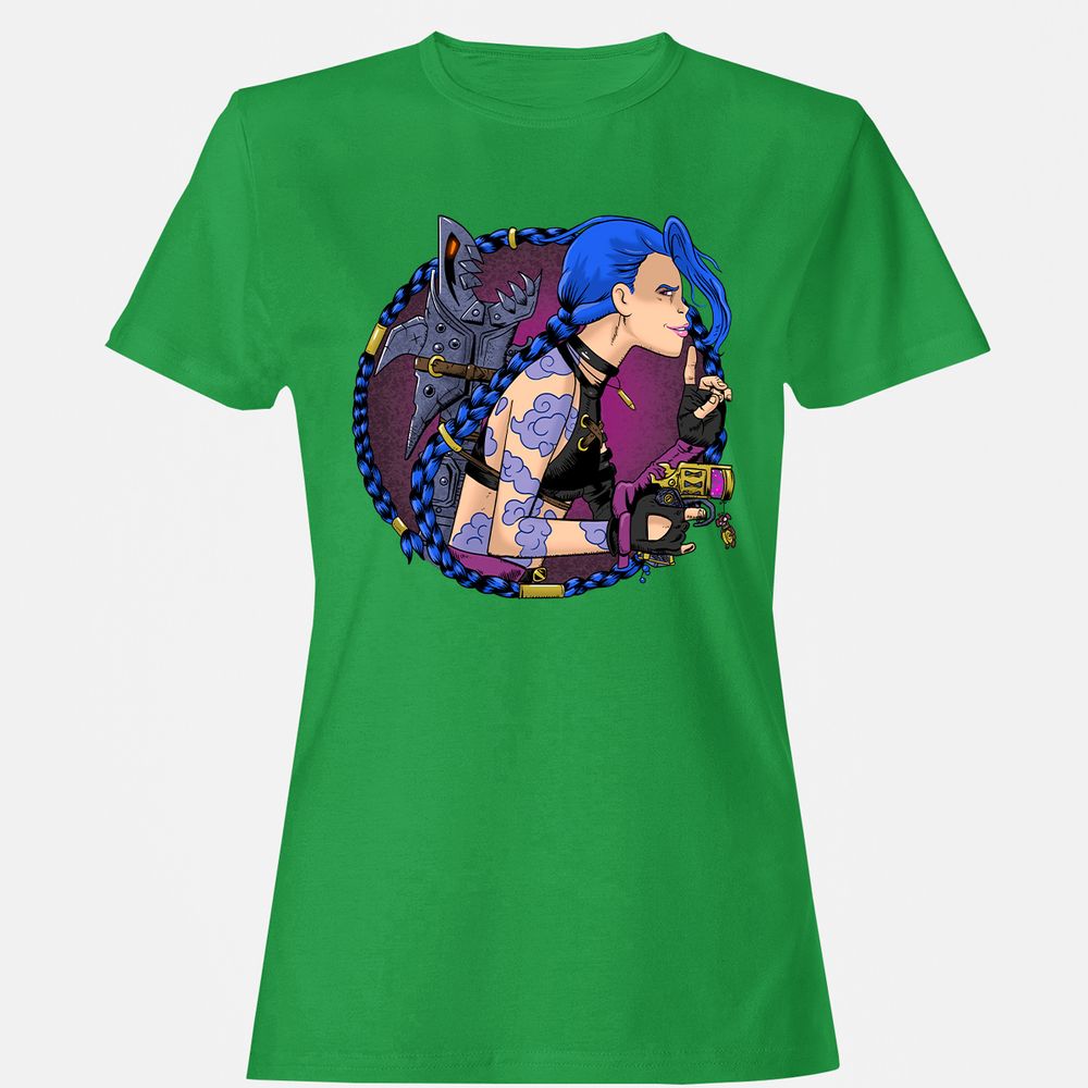 Women's T-Shirt - 1X7HGWCL - Irish Green - 7