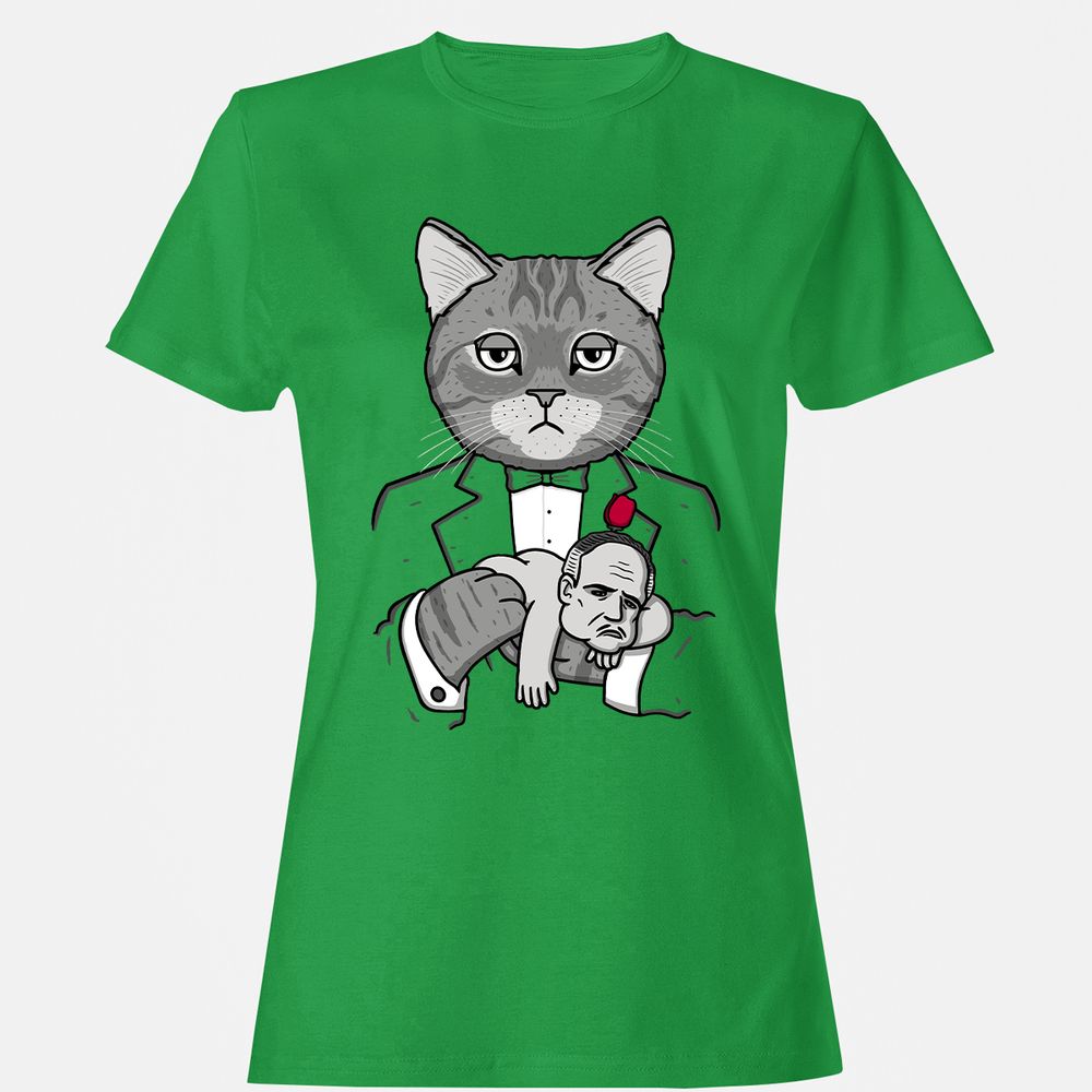 Women's T-Shirt - 8ZQ3CP4H - Irish Green - 7