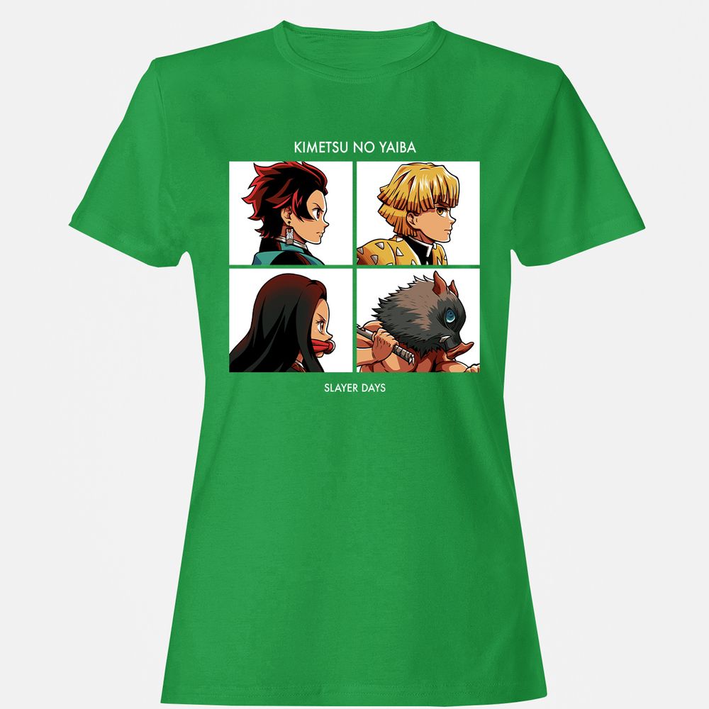 Women's T-Shirt - J3X7MPVH - Irish Green - 7