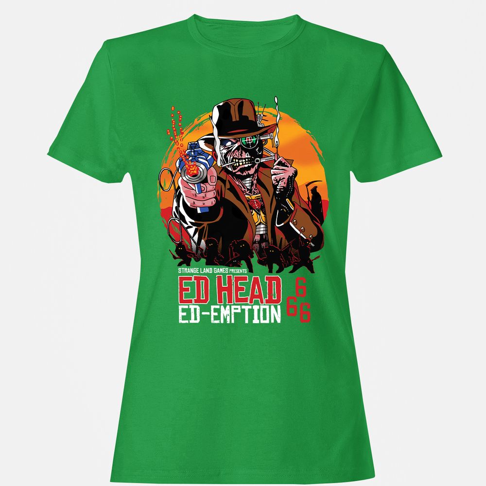 Women's T-Shirt - AQEPKF6W - Irish Green - 7
