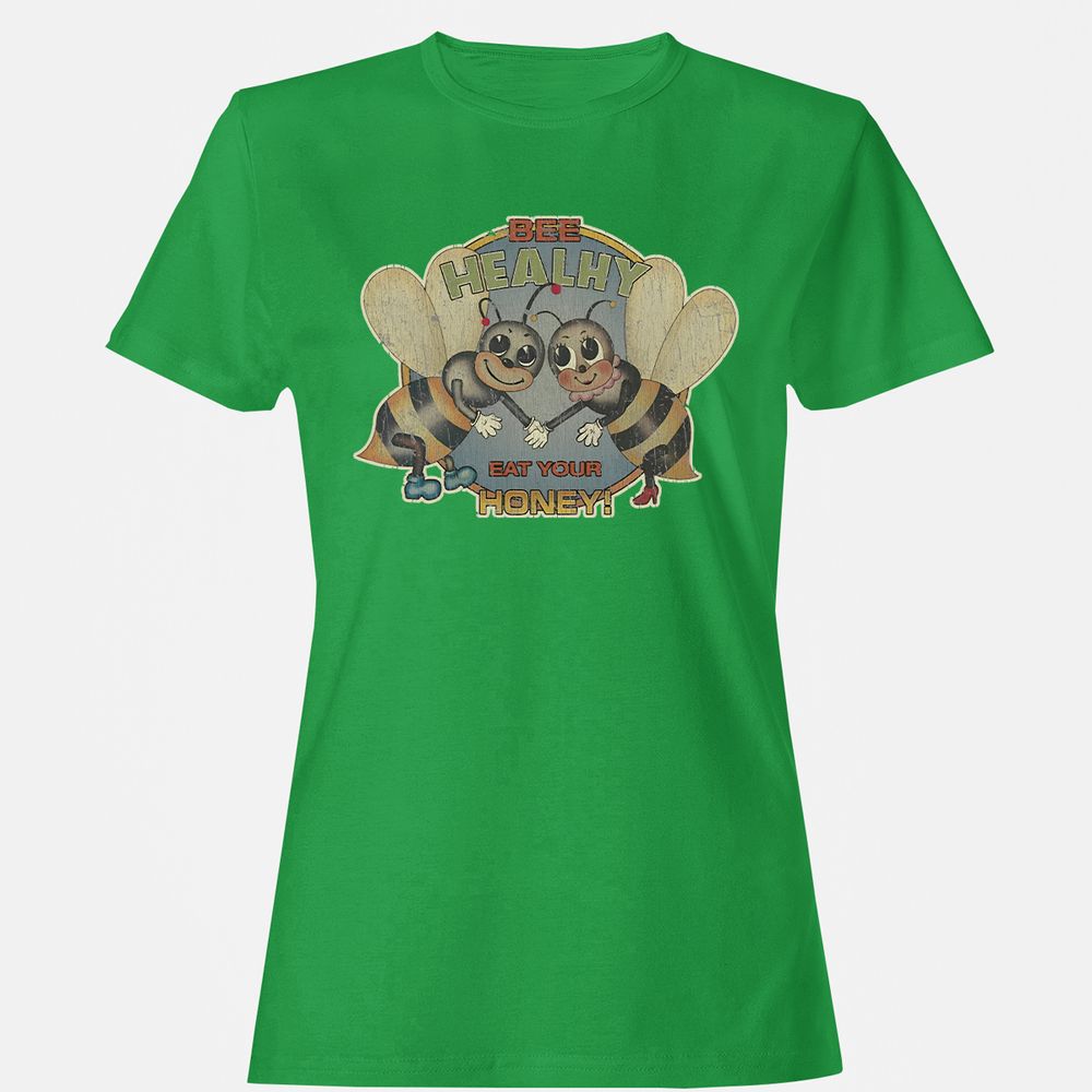 Bee Healthy Eat Your Honey - Irish Green - 7