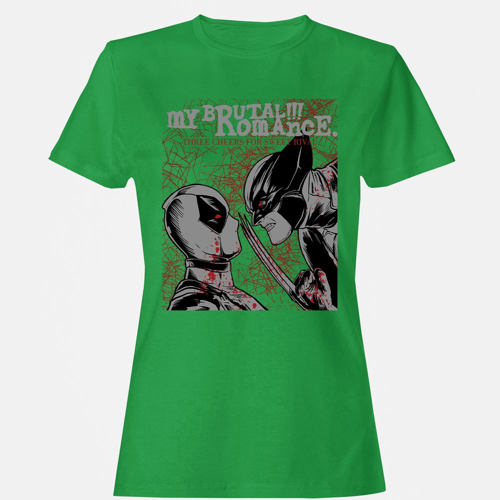 Women's T-Shirt - 3PKSBE17 - Irish Green - 7