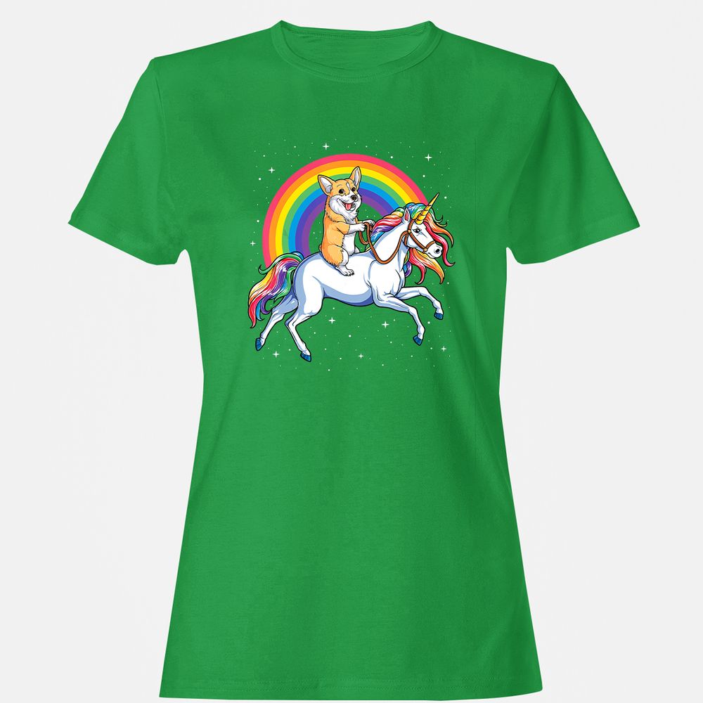 Women's T-Shirt - QVYRL5DG - Irish Green - 7