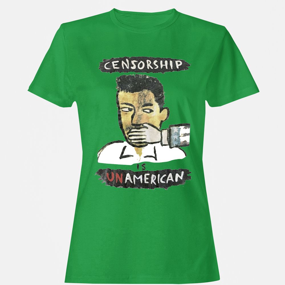 Censorship is Unamerican - Irish Green - 7