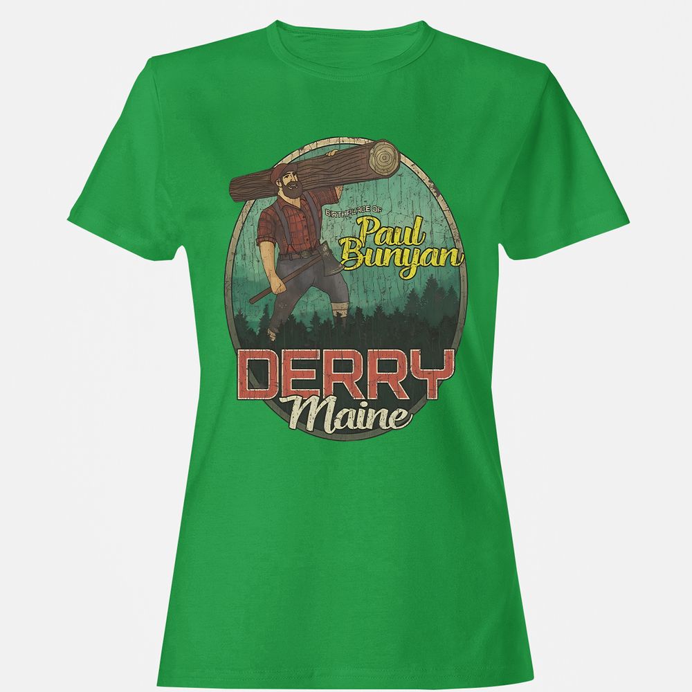 Derry Birthplace of Paul Bunyan - Irish Green - 7