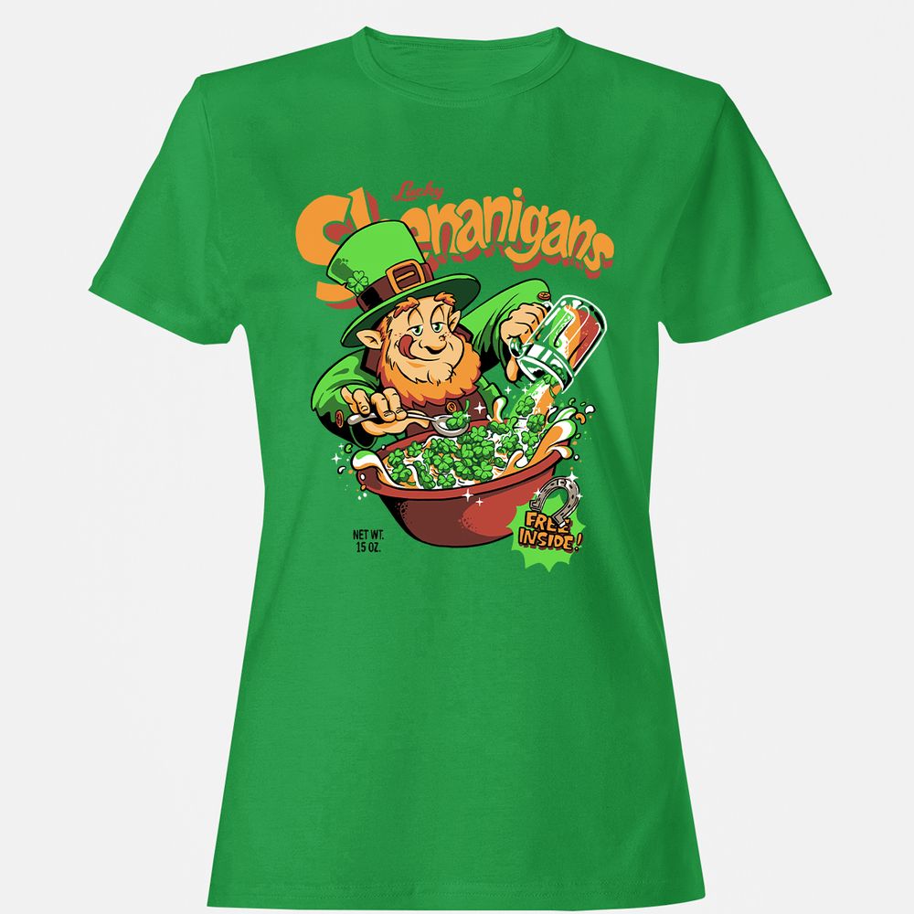 Women's T-Shirt - X7BDD7D6 - Irish Green - 7