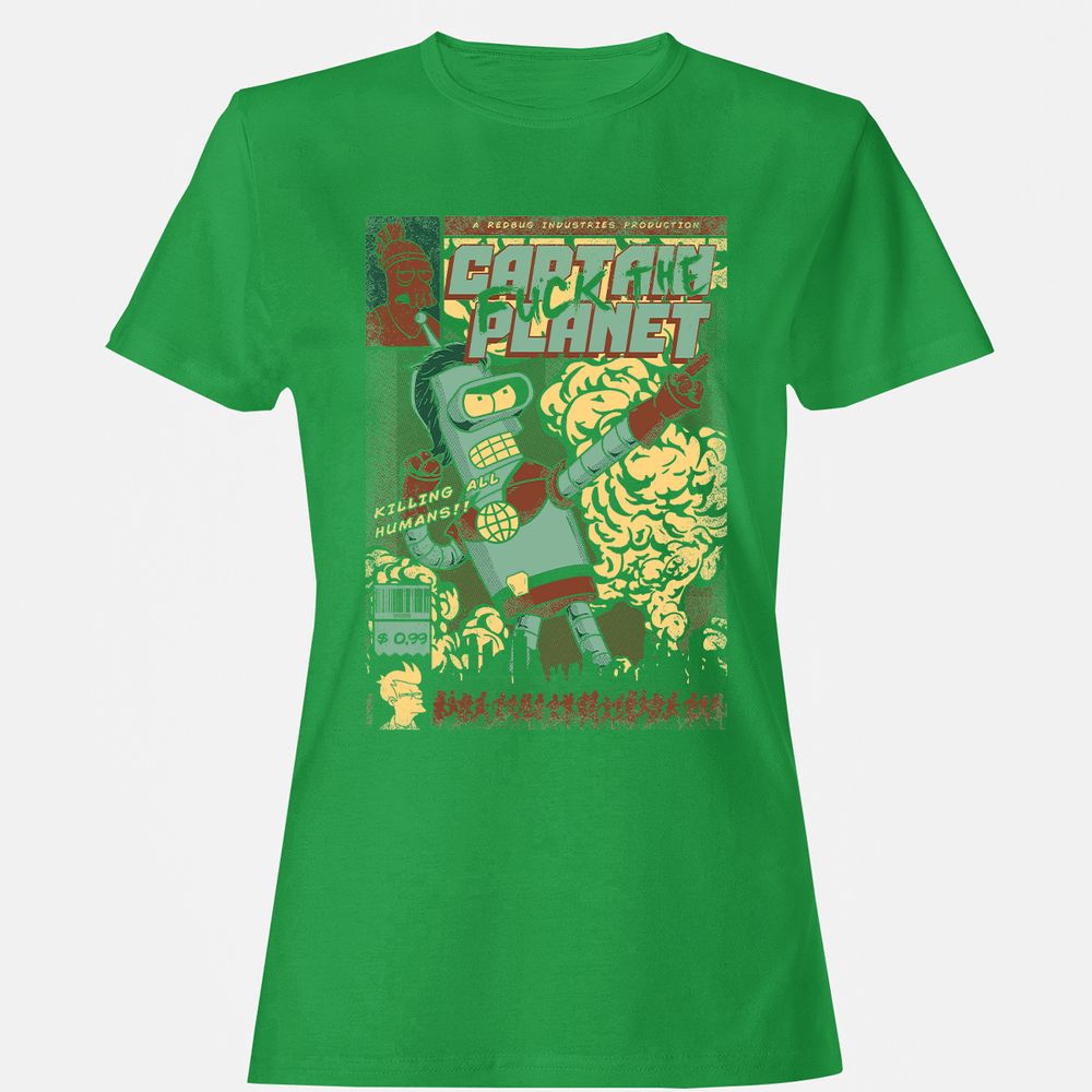 Women's T-Shirt - YLKNB754 - Irish Green - 7