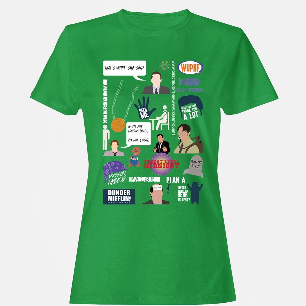 Women's T-Shirt - V92AYCAF - Irish Green - 7