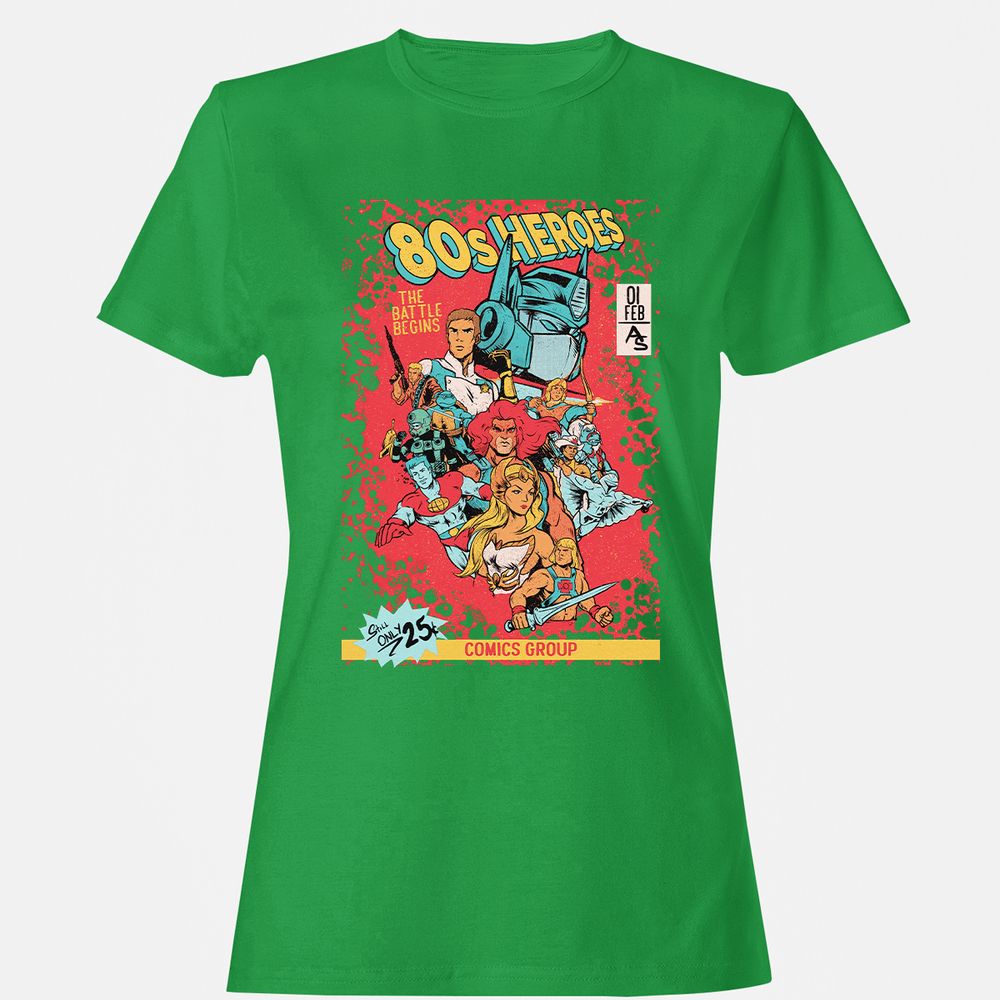 Women's T-Shirt - FL4YBBD2 - Irish Green - 7