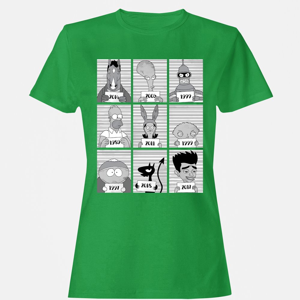 Women's T-Shirt - 84XJ9VLE - Irish Green - 7