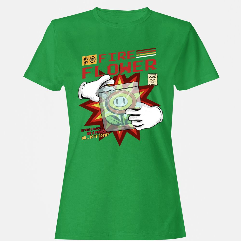 Women's T-Shirt - KP7HGEQS - Irish Green - 7