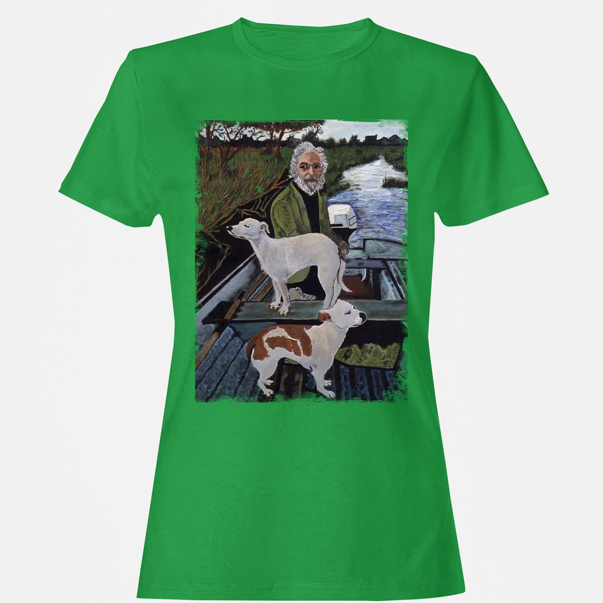 Women's T-Shirt - E66GA6WZ - Irish Green - 7